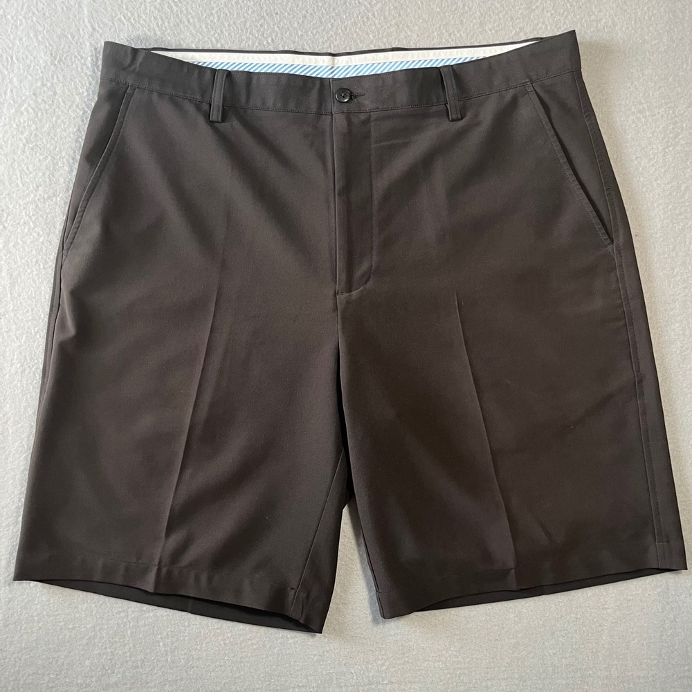 FootJoy Mens Performance Golf Shorts Black Stretch Flat Front Size 38